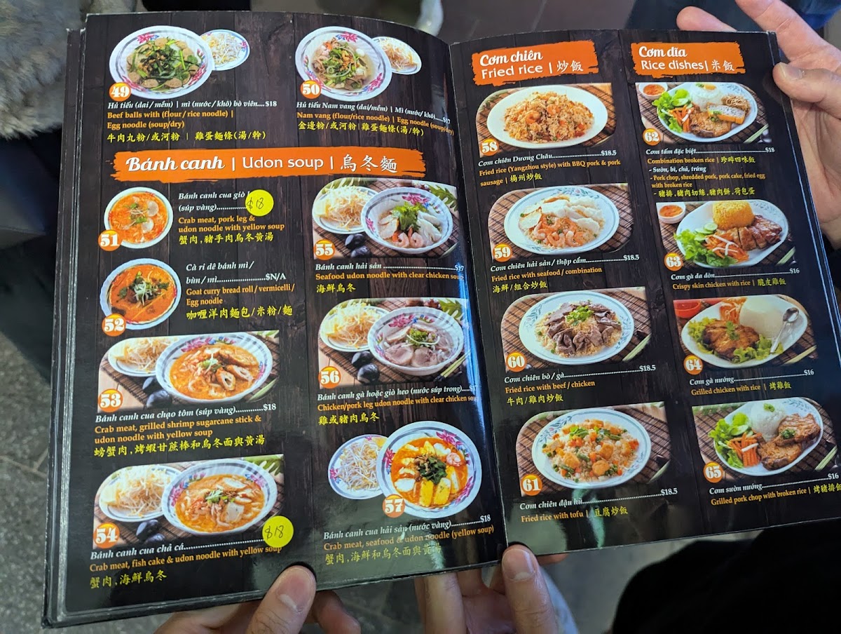 Pho Song Huong Bankstown Menu - Image 1