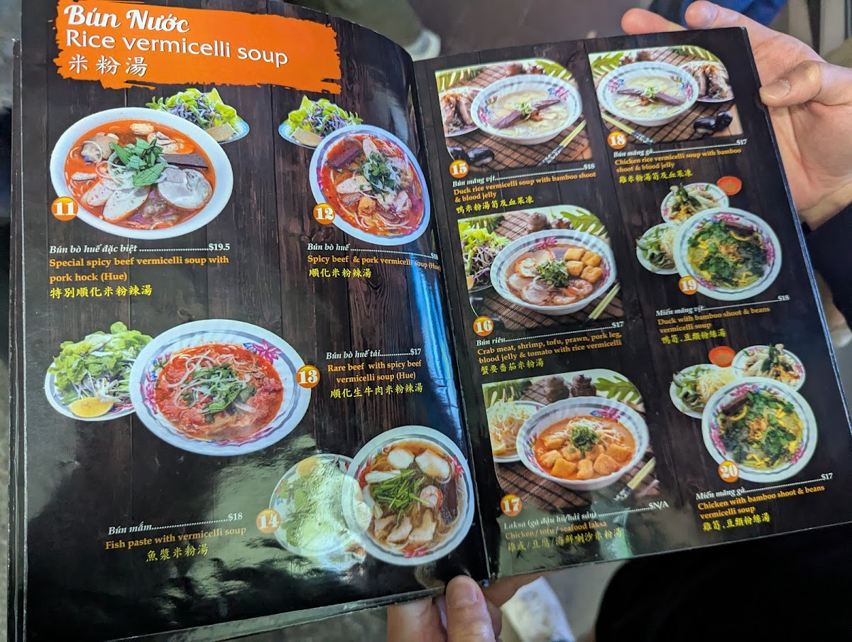 Pho Song Huong Bankstown Menu - Image 2